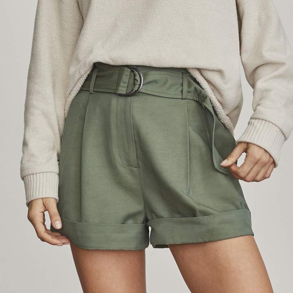 Elizabeth and James Paperbag-Waist Shorts